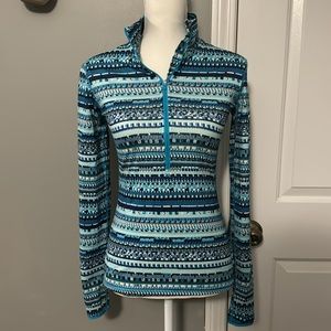 Nike fleece lined Dri-Fit top